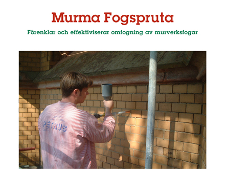 Murma Fogspruta Produktblad