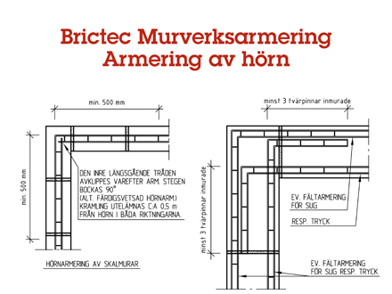 Brictec murverksarmering (A002)